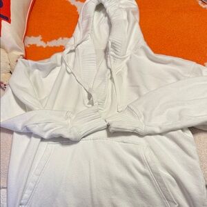 Aerie Cream Hooded Sweatshirt